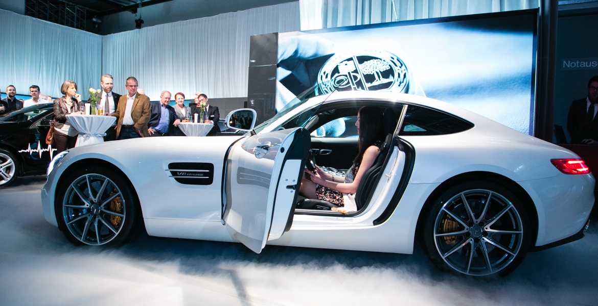 AMG GT Präsentation im Designcenter Linz