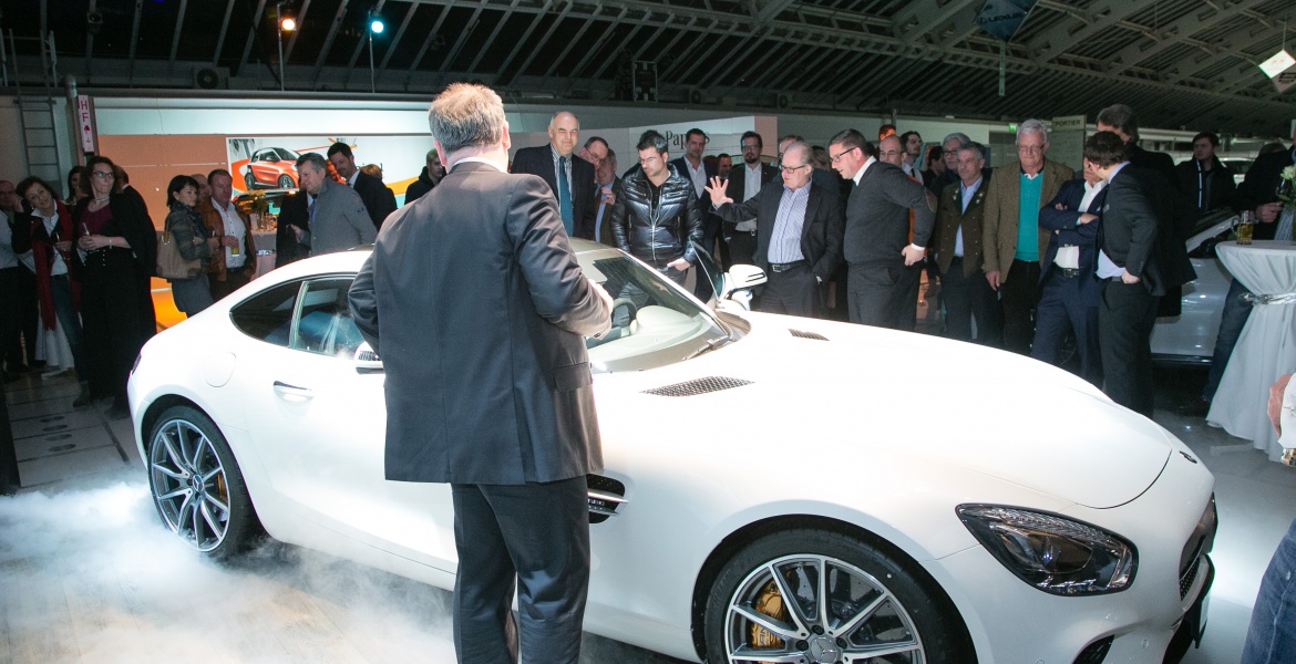 AMG GT Präsentation im Designcenter Linz