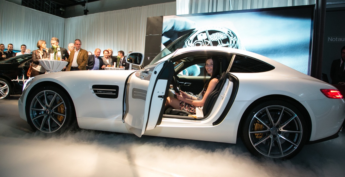 Foto: © Dr. Roland Pelzl / cityfoto.at Mercedes AMG GT Präsentation im Designcenter Linz